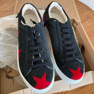 The Editor women's size 37 IT soft insulated suede slip on sneakers